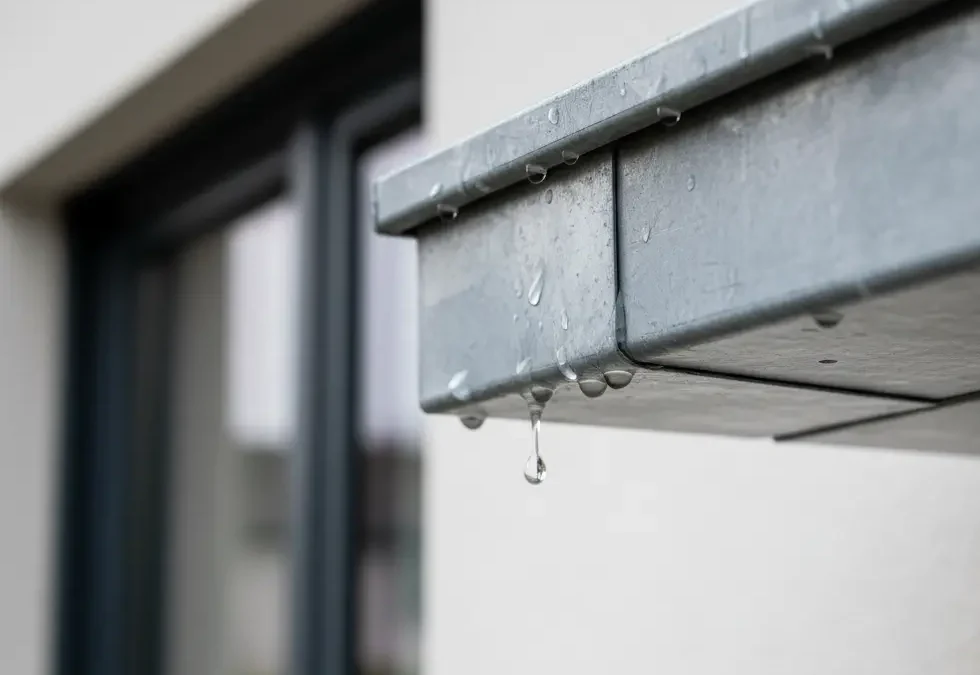 Zinken dakgoot lekkage herkennen